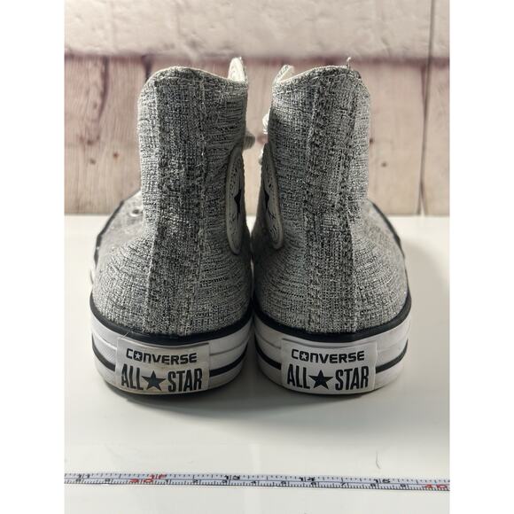 Converse All Star Chuck Taylor High Top Women's Heathered Gray Size 7 - Picture 6 of 9